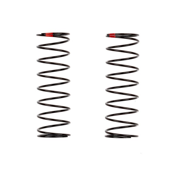 Asso 13mm Rear Shock Springs, Red 2.4 Lb/In, L61, 9.25t, 1.2d