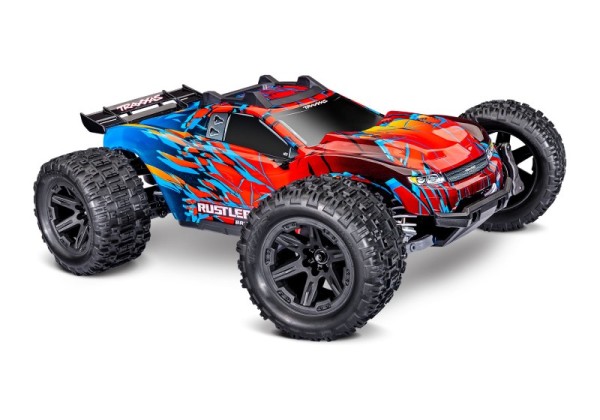 TRAXXAS Rustler VX3 Brushless 1:10 4x4 Stadium-Truck ARTR rot