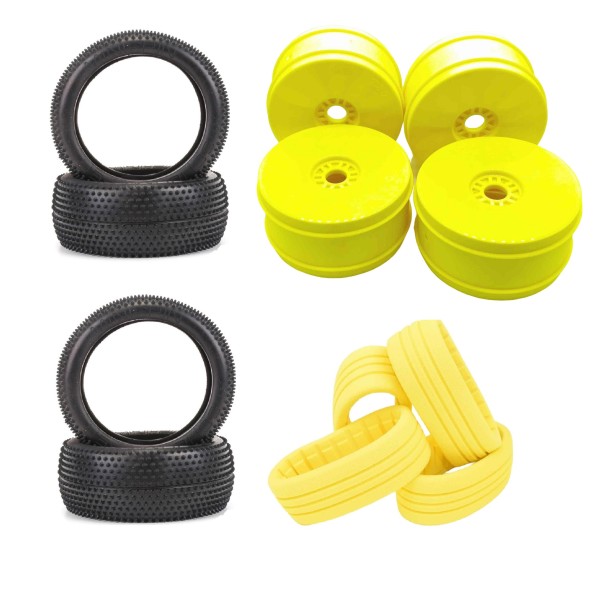 1:8 Mini Pin (gelb/medium) Set gelb, gelbe Einlage (hart)