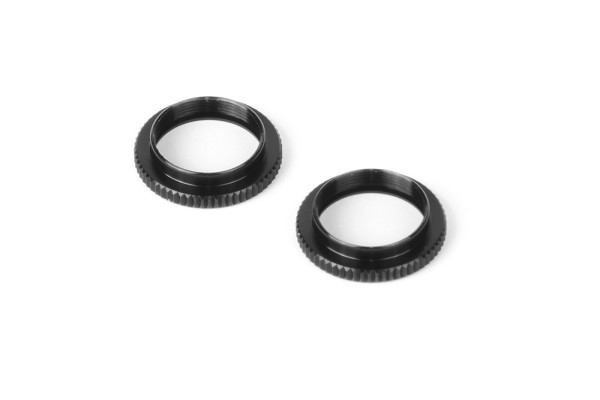 Ulp Alu Rändelmutter Für Dämpfer V2 Schwarz (2)