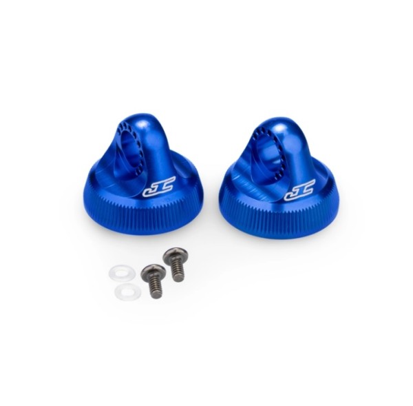 JC 13mm Alu Dämpferkappen blau (2)