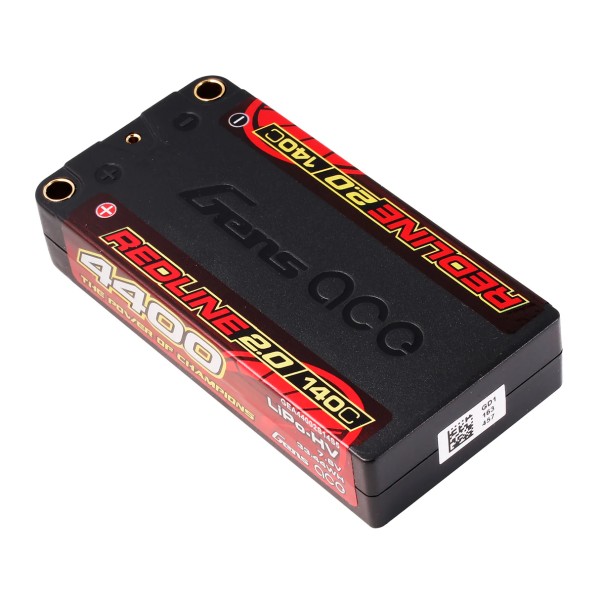 7,6V 4400mAh 140C (h18mm) Ultra LCG Shorty LiPo, Gensace REDLINE 2.0