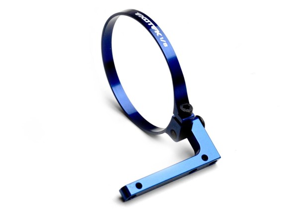 Lüfterhalter V2 1:8 "Fan Mount V2-Clamp" blau, EXOTEK