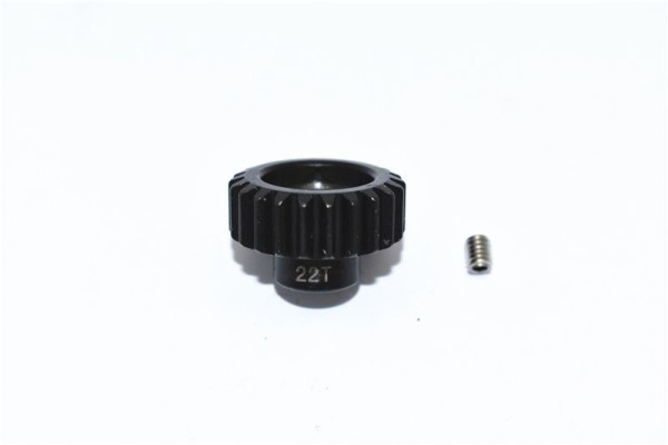 GPM Harden Steel #45 Motor Gear 22T -2Pc Set Schwarz