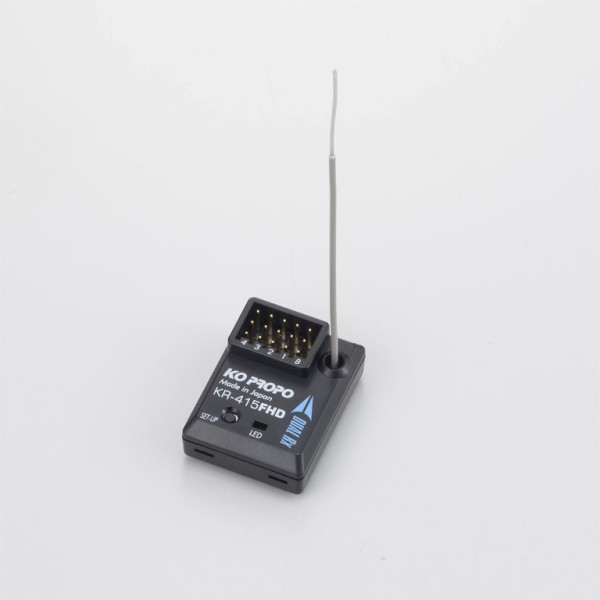 KoPropo KR-415FHD (HCS,FHSS,DDS) Empfänger, kurze Antenne