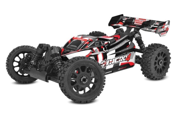 Corally Syncro-4 V2 4S Brushless Buggy ARTR rot