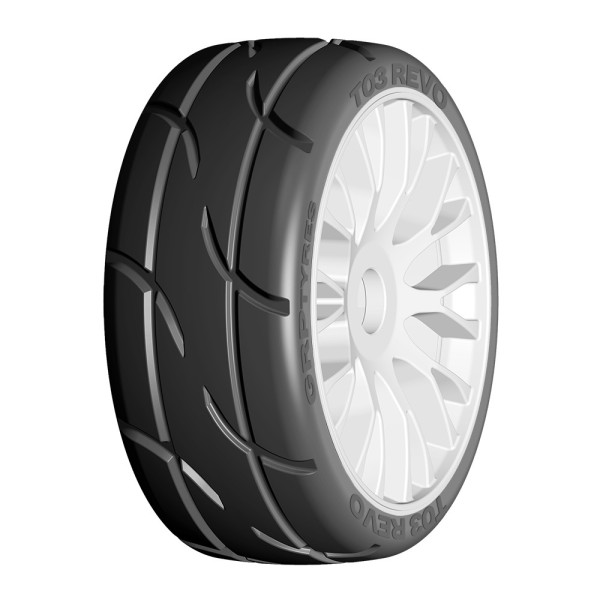 1:8 GT REVO T03 XB1 UltraSoft, Komplettrad 20-Speichen FLEX
