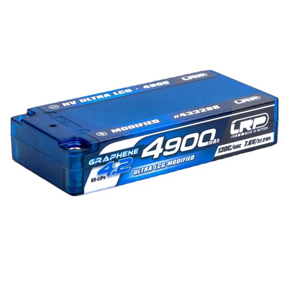 7,6V 4900mAh 130C (h20mm) ULCG Shorty Graphene-4.2 Lipo, LRP