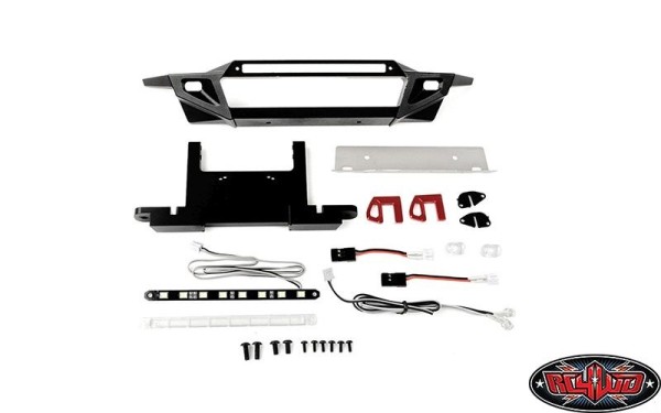Rook Metal Front Bumper with LED for Traxxas TRX-4 2021 Bron