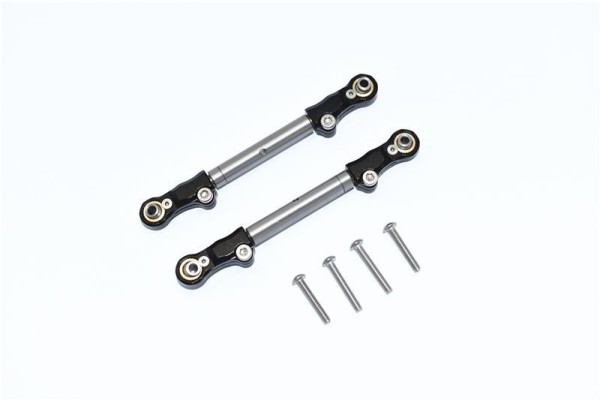 GPM Alu+Stnl Steel Adjustable Front-Steering Tie Rod -6Pc Se