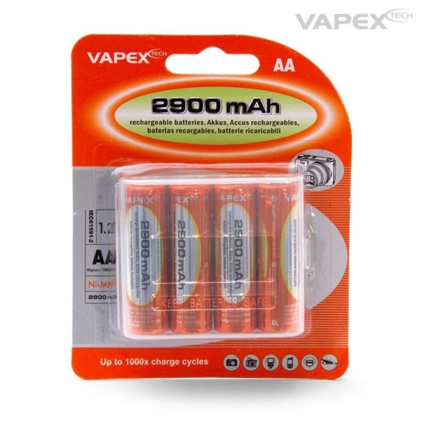 1,2V 2900mAh NiMH AA Mignon Akku (4), Vapex