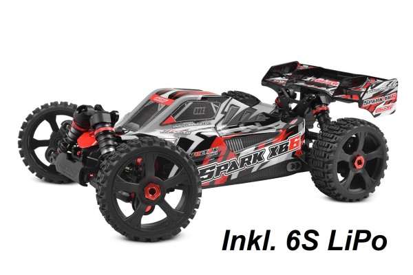 Corally Spark XB-6 6S Combo Buggy RTR rot