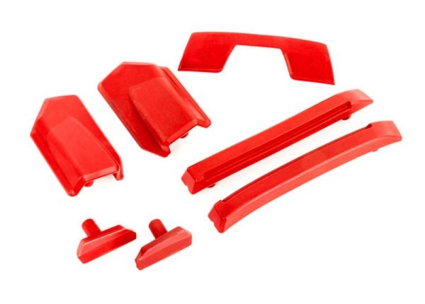 Karo-Verstärkungs-Set rot / Dach-Skid-Pads (für #9511 Karo)