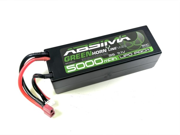 11.1V 5000mAh 50C (T-Stecker) (h35mm) LiPo Stick Pack