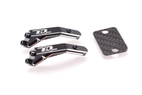 B6.4/.3 Aluminium Heckflügelhater Set schwarz