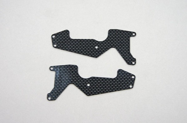 Querlenkerplatte Vorne 1mm Kohlefaser, MBX-8T