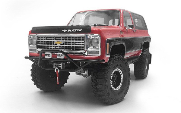 Bucks Front Bumper m. IPF Lights für TRX-4 Blazer (schwarz)