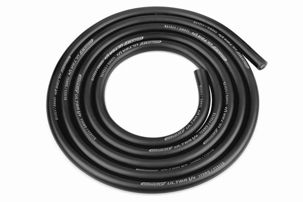 Silikonkabel 3,3mm² (12AWG) Schwarz - Extrem hochflexibel -