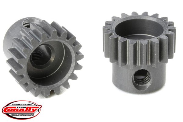 Motorritzel ALU 48dp 18Z Ø3,17mm Welle, AL7075 hart eloxiert