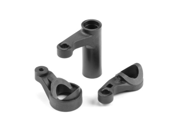 XB8 Composite Servo Saver Teile Kohlefaser, Semi-Split Bulkhead