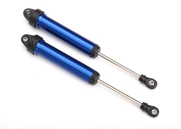 Dämpfer GTR 160mm blau Alu (gebaut ohne Federn) hi ohne Gewi