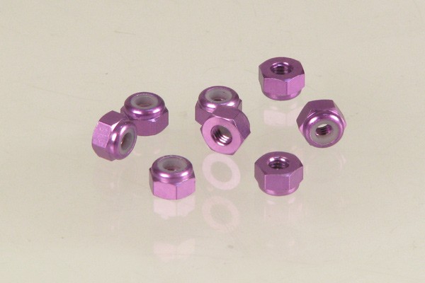 Stoppmuttern M3 metallic purple (8)