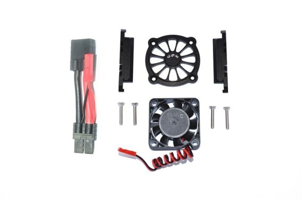 GPM Alu Motor Heatsink With Cooling Fan -9Pc Set Schwarz
