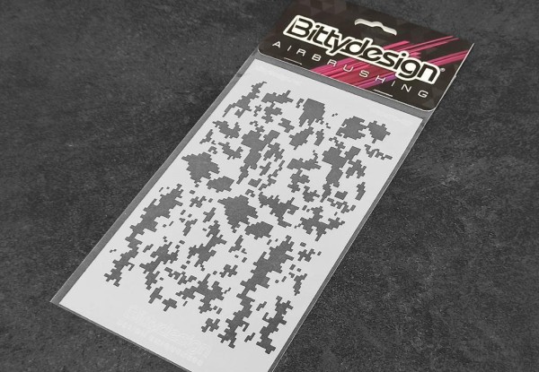 Bittydesign Lackierschablone - Camo Digi