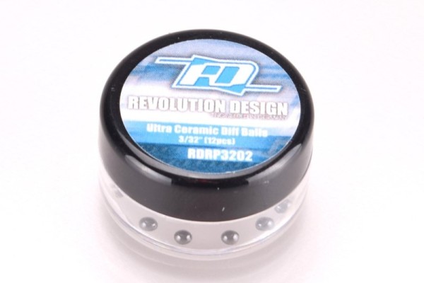 Ultra Ceramic Diffkugeln 3/32"(2,38mm), 12 Stück, Revolution Design