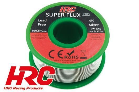 Lötdraht SUPER FLUX , 4% Silber (100g), bleifrei