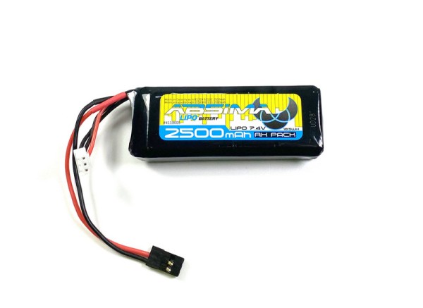 7,4V 2500mAh RX Lipo 2S (JR/XH)
