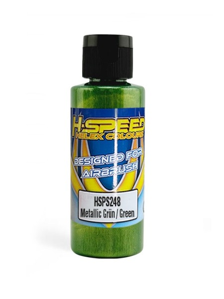 Lexan Airbrush Farbe 60 ml Metallic Grün / Green