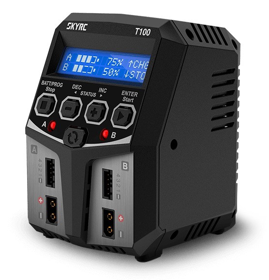 SkyRC T100 Dual Ladegerät (2x 5A 50W) 230V