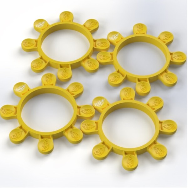 Reifenklebegummis 1:10 & 1:8 gelb, RC-Project