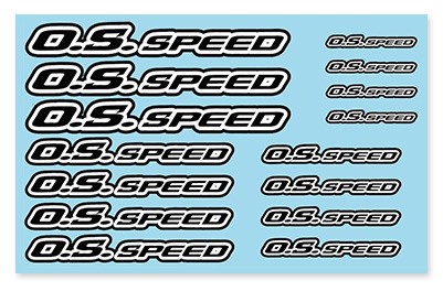 O.S.SPEED Pro Dekorbogen 2023 schwarz