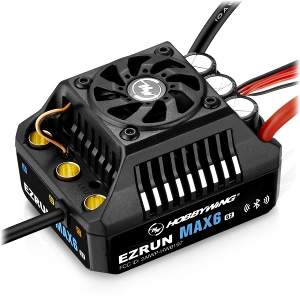 Ezrun MAX6 G2 200A WP Brushless Regler, Hobbywing