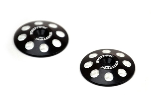 Heckspoilerscheiben 1:8 22mm schwarz (2), EXOTEK
