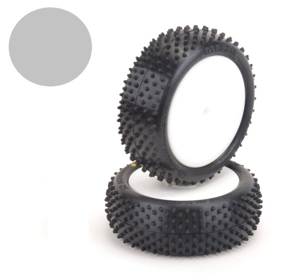 1:10 Mezzo (silber) 4WD Front-Komplettrad, Schumacher (2) (DM Reifen 2026)