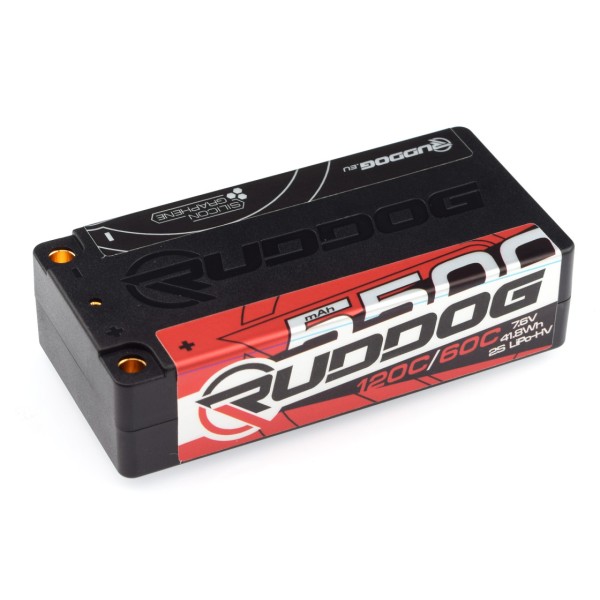 7,6V 5500mAh 120C (h25,0mm) Shorty LiPo, RUDDOG