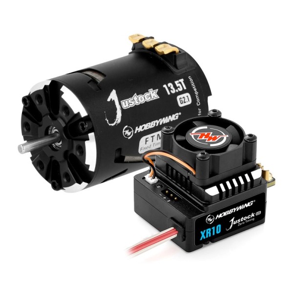 1:10 Combo 13,5T (3200kv) 60A Xerun Justock G3S, Hobbywing