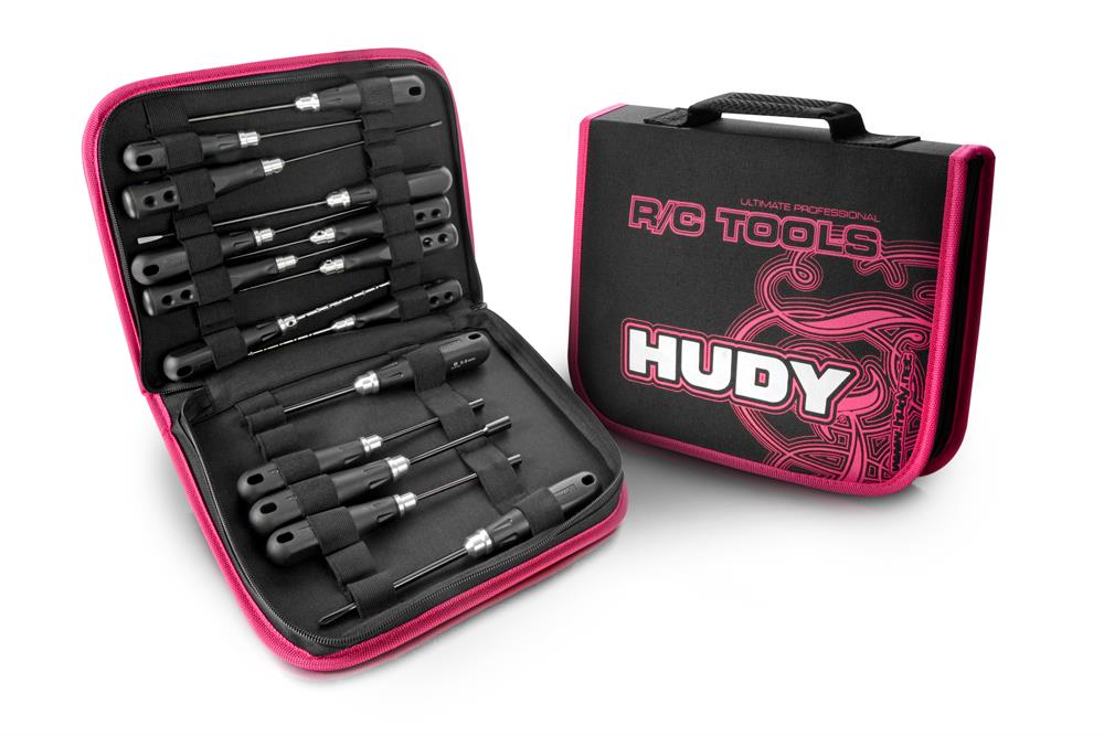 Profitools Werkzeug Set + Tasche (15 Schlüssel), EXCLUSIV (Alugriff), Hudy, Werkzeug nach Marken, Werkzeug
