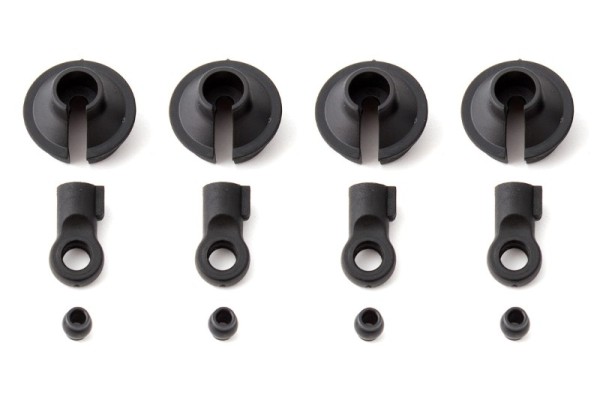 Kugelpfannen, Kugeln & Federteller für 20mm Dämpfer