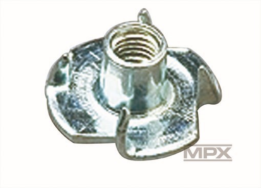 Einschlagmuttern M6x8, 10St.