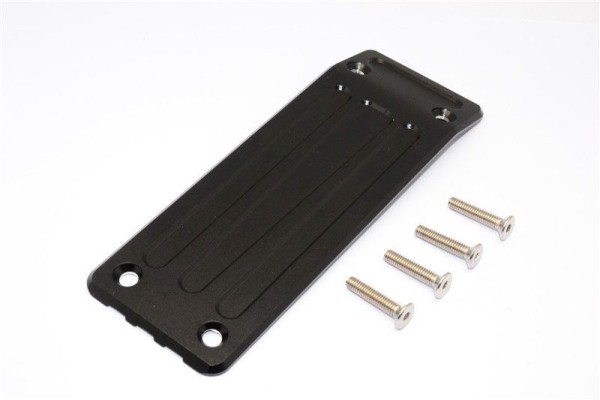 GPM Alu Heck-Skid Plate - 1Pc Set Schwarz