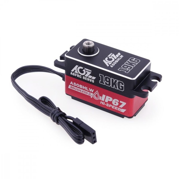 A50BHLW (8,4V 19kg 0,073s) Low Profile Servo, AGF-RC