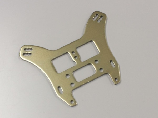Daempferbruecke Hinten Inferno Neo - Gun Metal