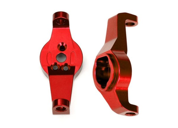 Caster blocks Alu rot l/r