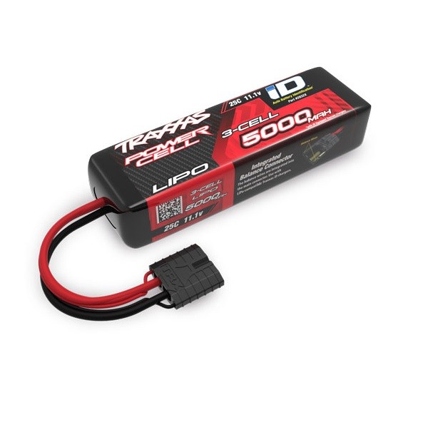 11,1V 5000mAh 25C TRX LiPo iD Stecker, Traxxas