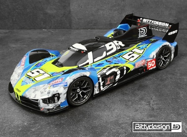 Bittydesign 1:10 499R LMH 190mm Karosse, unlackiert