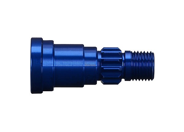Stub axle, aluminum (blue-anodized) (1) (use only with #7750